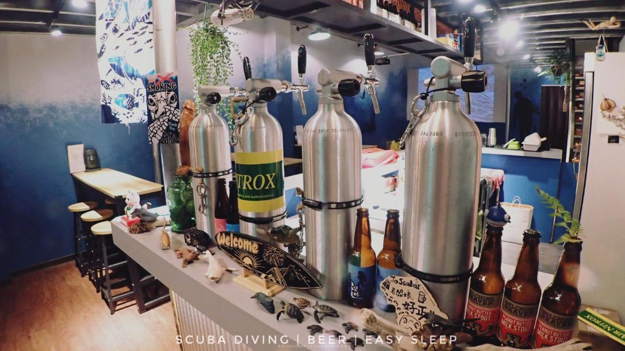氮醉潛水酒吧旅宿joscubar Diving Hostel Сяолюцю Екстер'єр фото